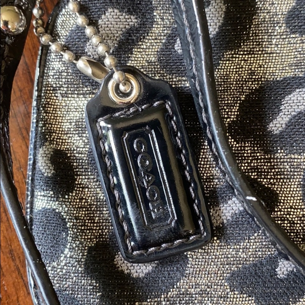 Metallic Coach wristlet- Authentic* - Picture 3 of 5